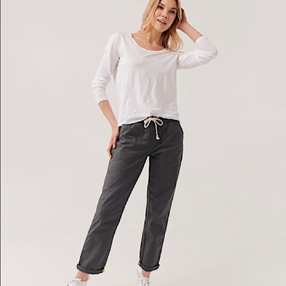 PACT “Woven Twill Roll-Up Pant”